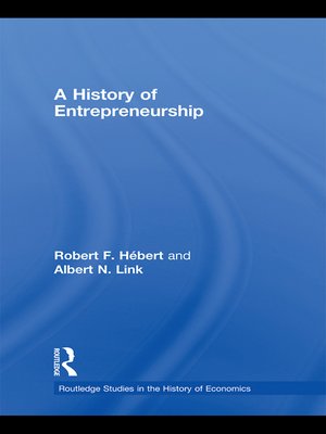cover image of A History of Entrepreneurship
